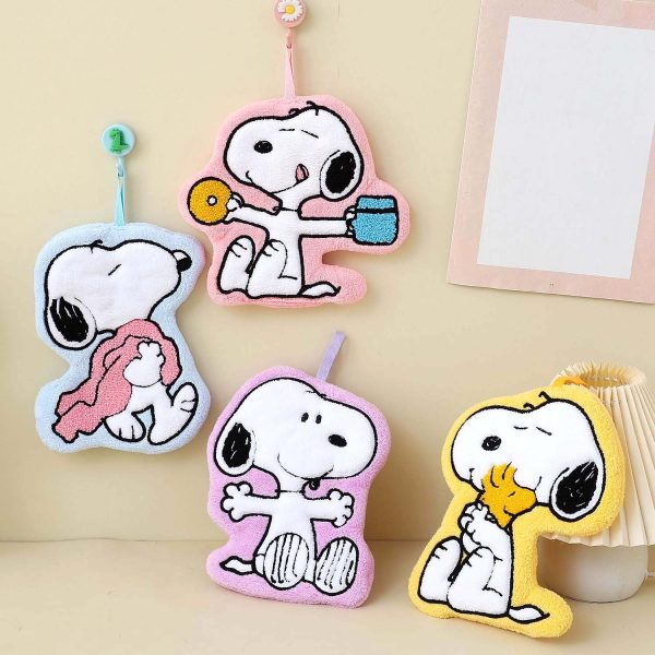 Peanuts Snoopy Happy Essentials Hand Towel For Cheap - Image 3