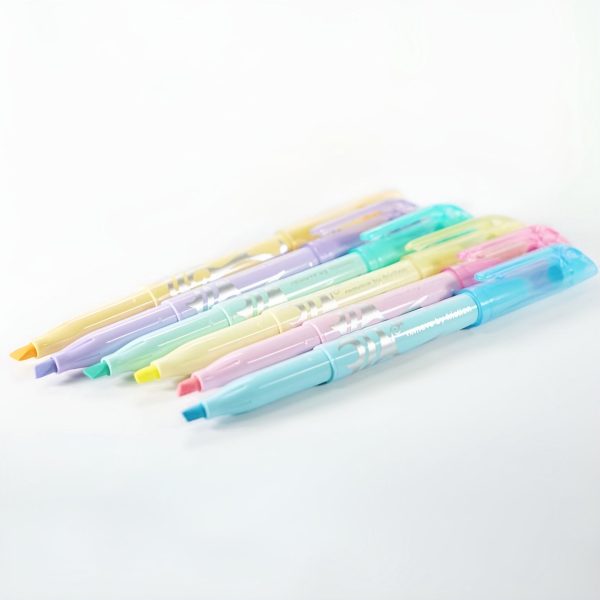 Pilot FriXion Soft Pastel Color Erasable Highlighters - 6 Color Set Discount - Image 4