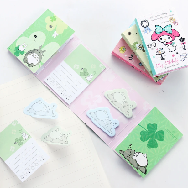 Totoro & My Melody Sticky Memo Set Online now - Image 2