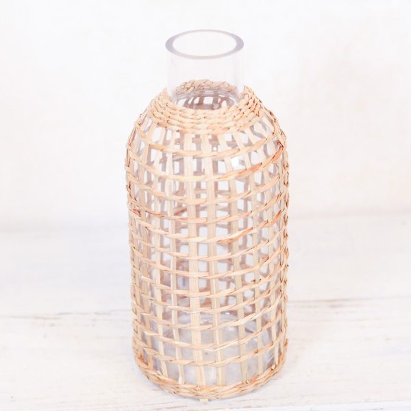Jaxon Rattan Covered Glass Carafe For Cheap - Image 2