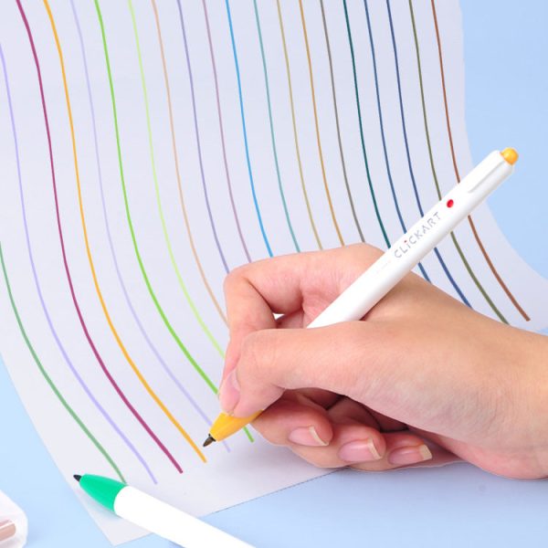 Zebra Clickart Knock Sign Pen 12 Color Set - Standard For Sale - Image 5
