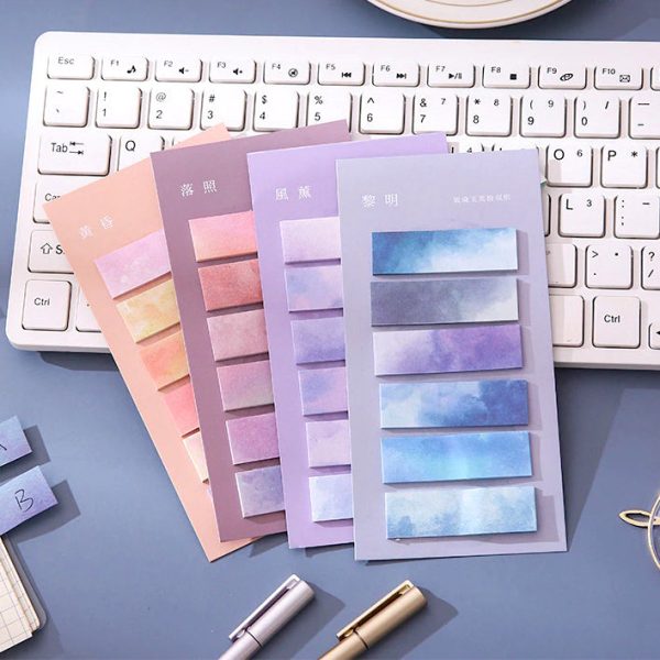 Watercolor Index Sticky Notes Cheap - Image 5